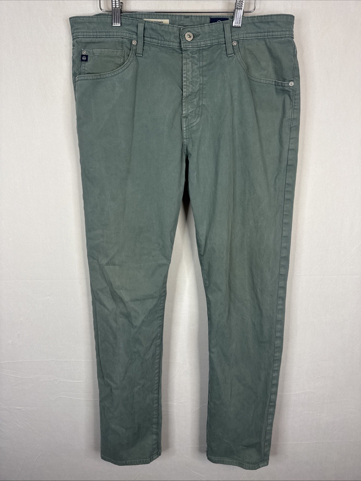 AG Adriano Goldschmied Graduate Tailored Leg Jeans 36x32 Sage thumbnail 2