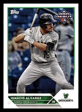 Ignacio Alvarez 2023 Topps Pro Debut #PD-106 GREEN JACKETS BRAVES ROOKIE