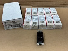 Lot of 10x Pass & Seymour 5252 Duplex Receptacle 15 A 125V Outlet Brown