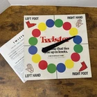 VTG 1986 Twister Board Game SPINNER & INSTRUCTIONS ONLY MIlton Bradley 13”Retro