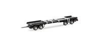Herpa 085953 - 1/87 Teileservice Fahrgestell 4Achs HäNger Schweden, (2 StüCk)