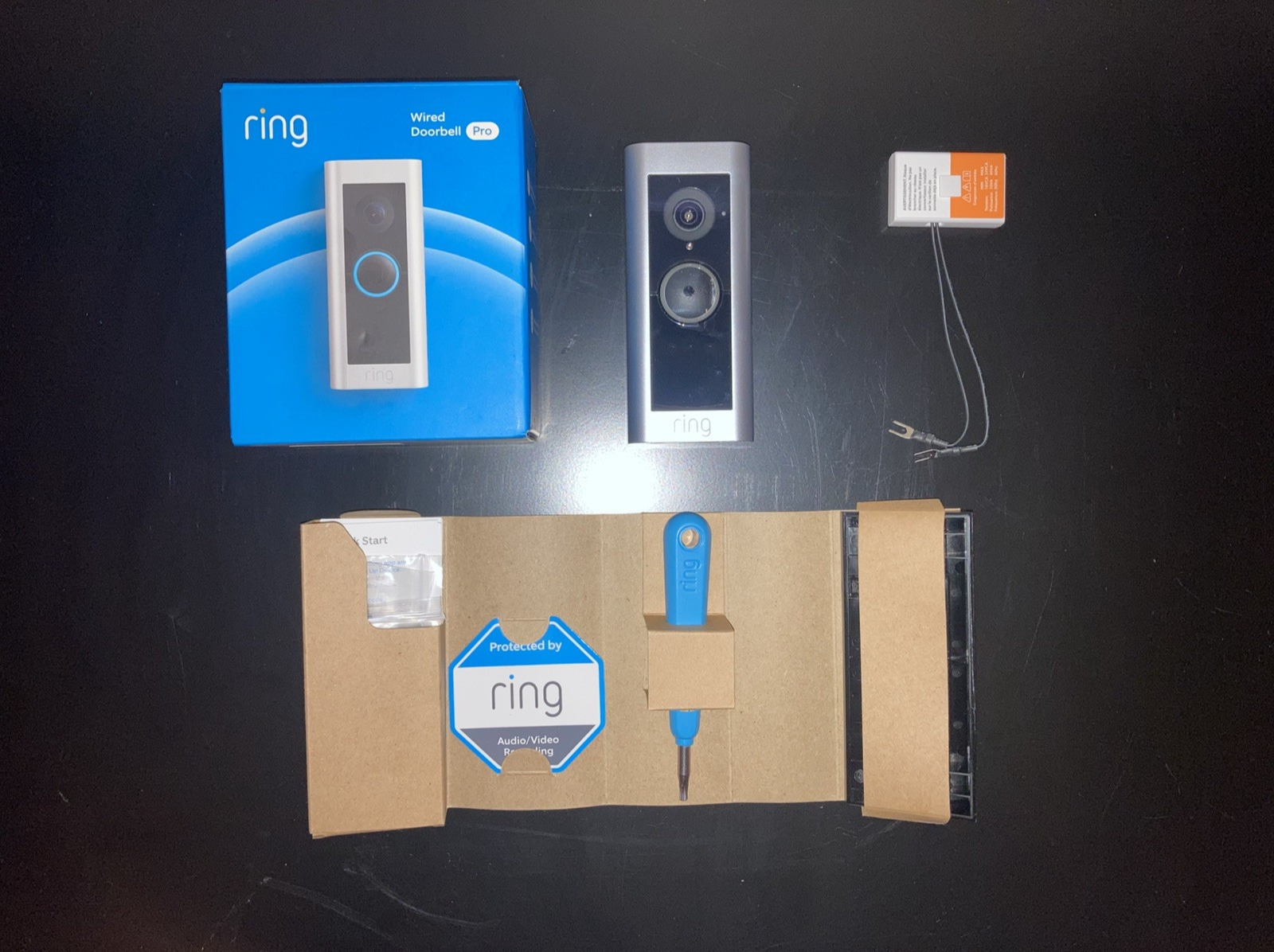 Ring Doorbell Pro – HD Video, Motion Alerts, Two-Way Talk (Excellent Condition)-image