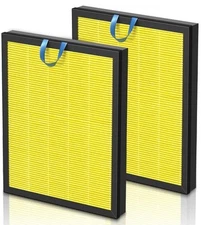 2-Pack HEPA Yellow Pet Allergy Filter for LEVOIT Vital 200S 200S-P Air Purifier