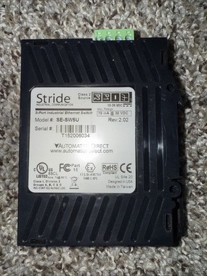 AutomationDirect Stride SE-SW5U 5-Port Industrial Ethernet