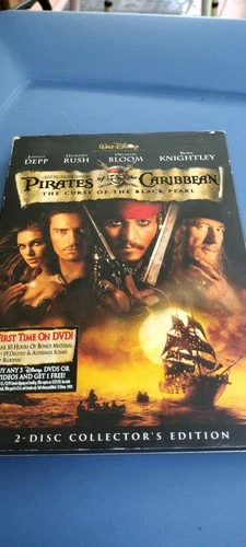 Pirates of the Caribbean: The Curse of the Black Pearl 2003 DVD, 2-Disc Set