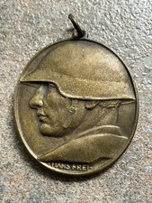Orden Soldat Stahlhelm Schweizer Nationalspende 1918 Hans Frei RARITÄT