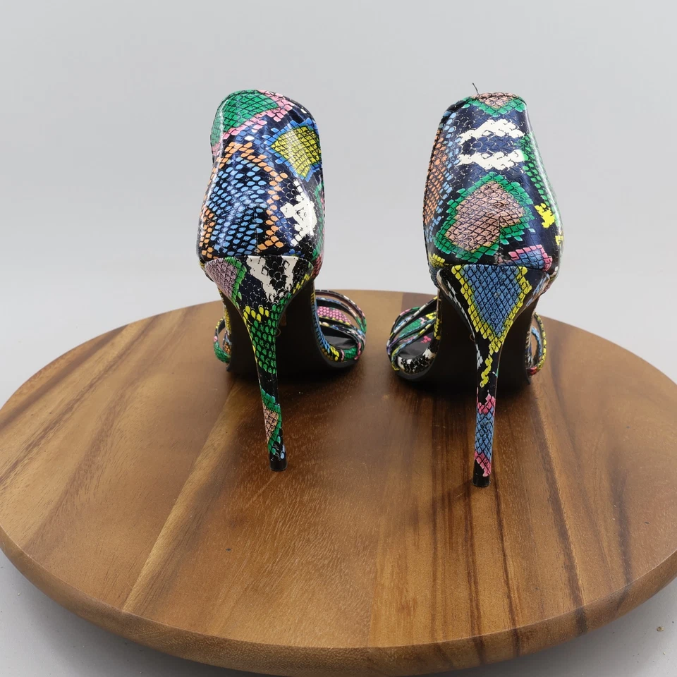 Nuevas Mujeres Sandalias de Verano Sexy Punta abierta Tacones Altos Tacones de aguja Bombas Fiesta Talla 9.5 Foto 4 de 4