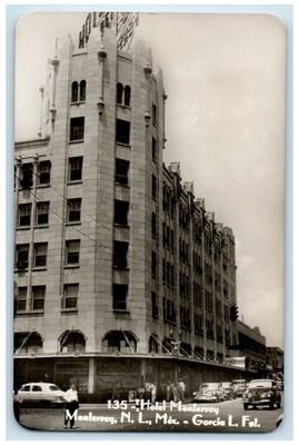 c1940's Hotel Monterrey Monterrey Nuevo Leon Garcia L Photo RPPC Photo Postcard