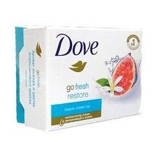 10x Crema Hidratante Dove Barra de Jabón Restaurar Higo Azul y Flor de Azahar 135g