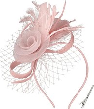 Fascinators Hats for Women Tea Party Hat with Feather Fascinator Hat Headband De