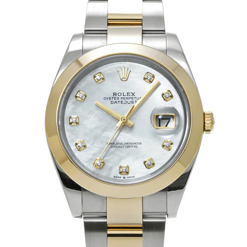 ROLEX Datejust 41 126303G White Case Size 41 x 41 mm Men's Used Watch #31031