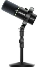 MAONO PD200W Hybrid Wireless Podcast Microphone for PC, Dynamic XLR USB HD Mic