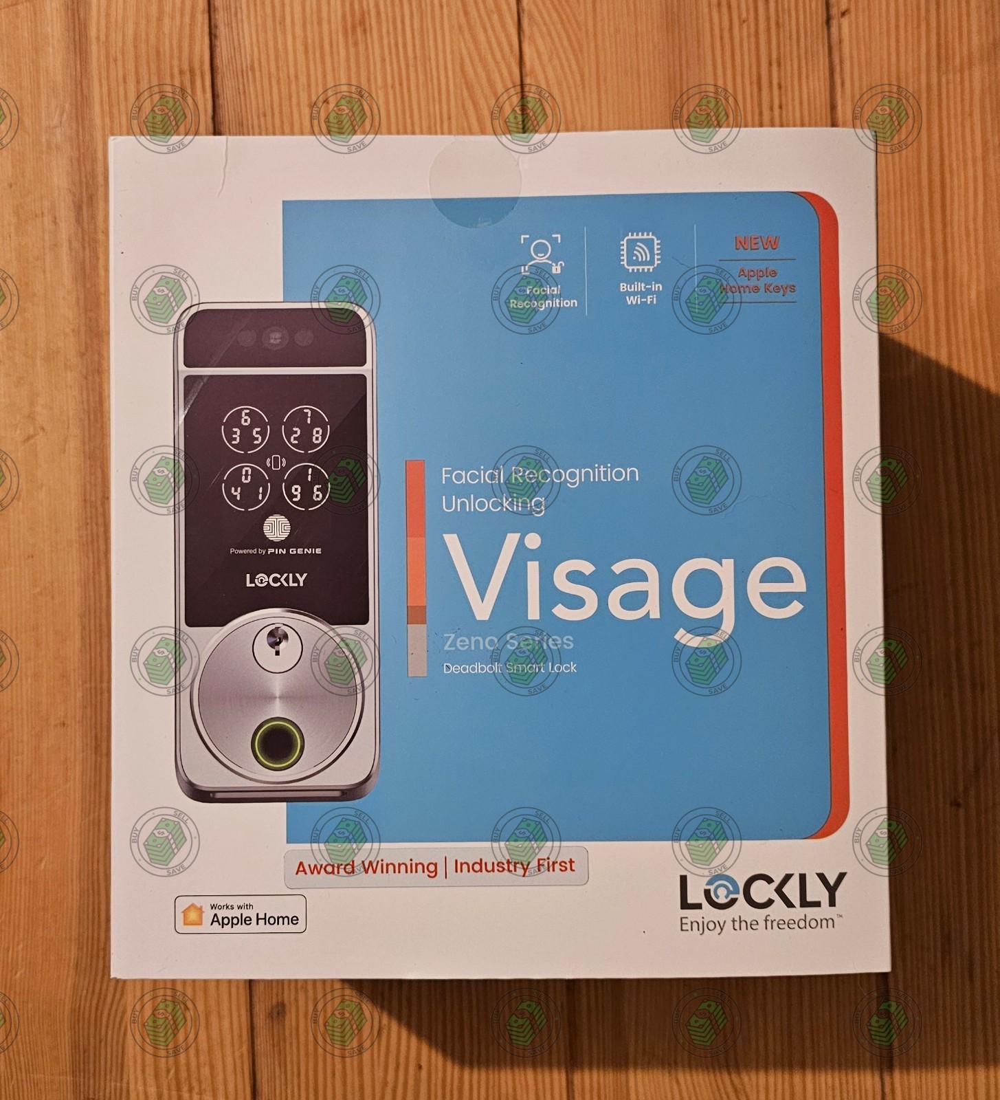 Lockly Visage Deadbolt Smart Lock, Zeno Series PGK728WRHKSN 
