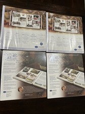 Creative Memories Lot 12x12 Page Protectors White  Scrapbook Pages Lot Of 4