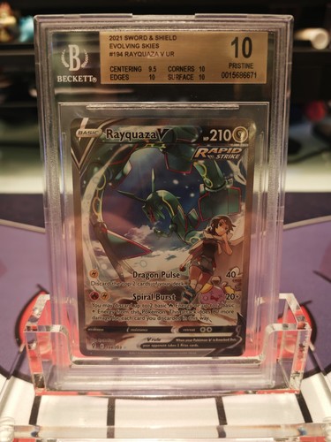 Rayquaza V graded BGS 10 for sale on eBay