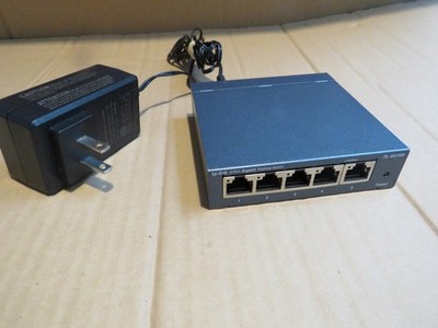 TP-Link TL-SG105, 5 Port Gigabit Unmanaged Ethernet Switch, Network Hub