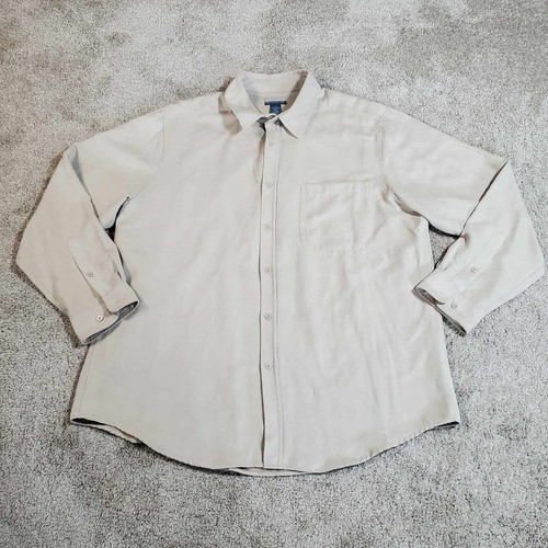Breakwater Shirts Mens XL Long Sleeve Button Up Pocket Casual Shirt - Picture 1 of 5