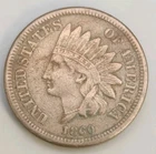 1860 1C Indian Head Cent