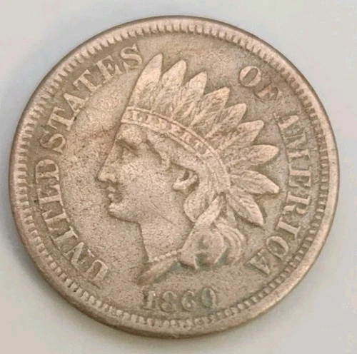 1860 1C Indian Head Cent