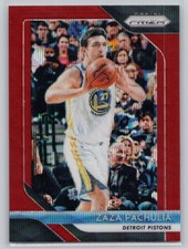 2018-19 PANINI PRIZM #192 ZAZA PACHULIA PRIZMS RUBY WAVE DETROIT PISTONS