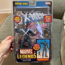 NEW 2005 Marvel Legends Sentinel BAF Series Cyclops Variant ToyBiz X-Men MOC HTF