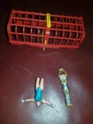 Vintage 1970s Corgi Toys Circus JEAN RICHARD Original Spare Parts Cage & Figures