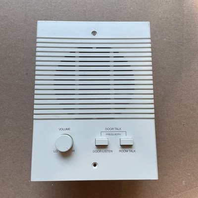 M&S Systems N35 White Push Button Voice Intercom Indoor Speaker