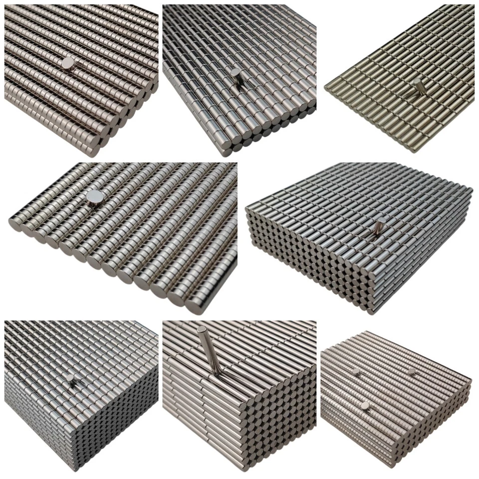 Neodym Magnet Rund Scheibe/Stab Kleine Super Magnete NdFeB N52/N45/N35 Magnet