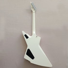 6 String Electric Guitar Rosewood Fretboard Mahogany Body White Humbucker — photo 6