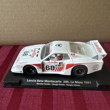 Slot Car 1/32 Fly Model Car "Lancia Beta Montecarlo 24h Le Mans 1981"