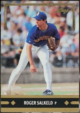 1991 Leaf #BC19 Roger Salkeld Gold Leaf Rookies Baseball NM