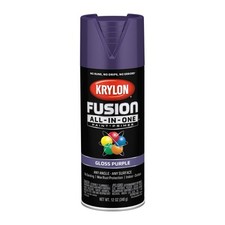 Krylon All In One Spray Paint 12oz Purple 5X Stronger Adhesion No Sanding Needed
