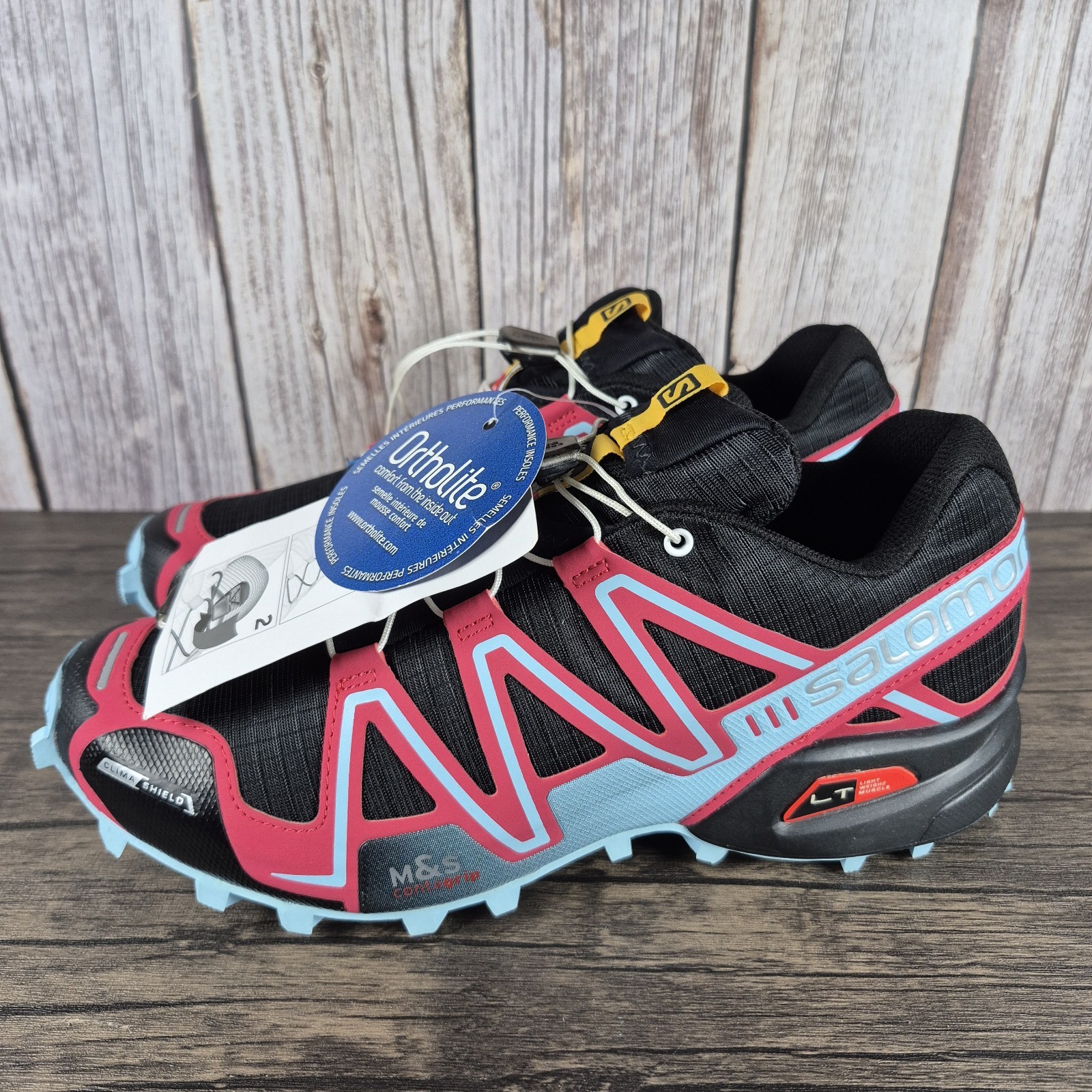 Scarpe da trail running Salomon Speedcross 3 CS donna taglia 9 5 nere rosa loto aria
