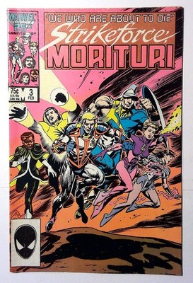 Strikeforce: Morituri #3 (1987) Marvel Comics 1st Print Comic Book