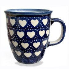 Becher konisch 220 ml II Wahl - Dekor Herzen