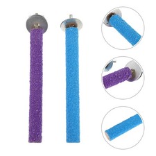 6 Pcs Parrot Claw Grinding Station Perches Bird for Cages Stand Platform