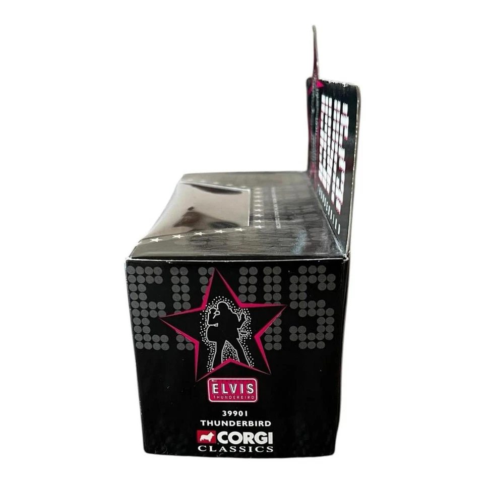 Coche rosa Corgi 39901 Elvis Thunderbird con figura de Elvis Presley EN CAJA Foto 3 de 4