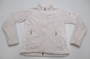 COLUMBIA-TITANIUM-Jacket-Women-039-s-Size-M-Fleece-Stretch-White