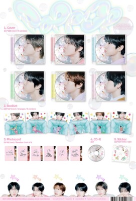 NCT WISH [POPPOP] 2nd Mini Album JEWEL CASE Ver./CD+Photo Book+