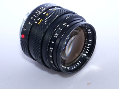 Leica SUMMILUX-M 50mm f/1.4 lenses. Two lenses ALMOST