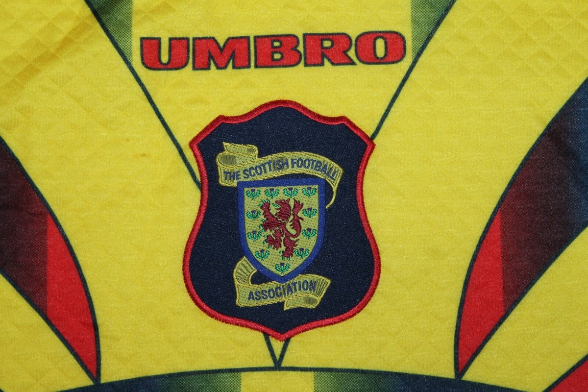 Vintage 1997-98 Umbro Scotland / Scottish FA Goalkeeper Home