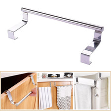 Stainless Steel Kitchen Towel Holder, Cupboard Door Towel Rack Bar Holders USA