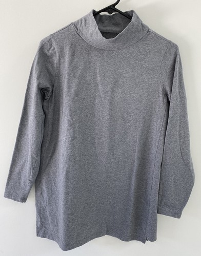Eileen Fisher mock turtleneck long 
