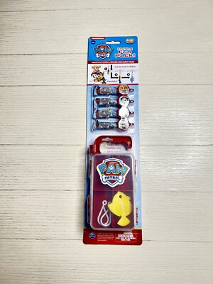 Kid Casters Paw Patrol Fishing Fun w/ Tackle Box, Casting Plug & Safety Hook NEW