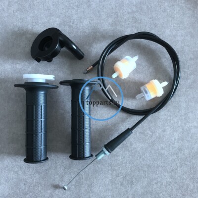 Throttle Handle ＆ Grip Cable Kit Assembly for Mini Baja Mb165 Mb200 Doodlebug