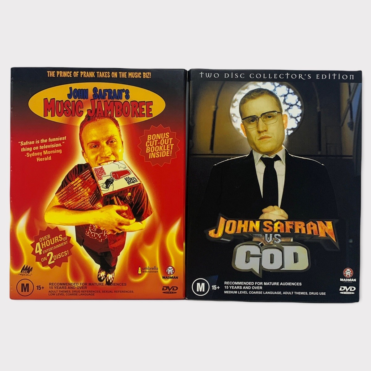 John Safran's Music Jamboree + John Safran vs God DVDs (4 Discs