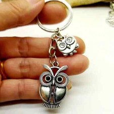 Cute 2 Owls Keychain