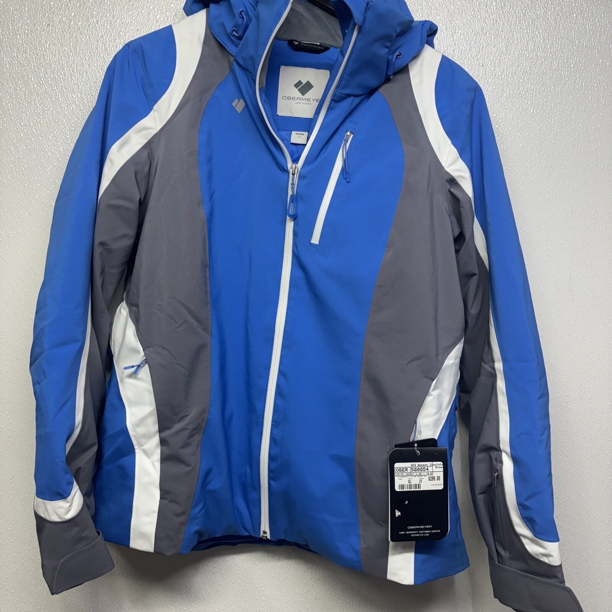 Obermeyer Jette Snowboard Ski Jacket Blue, 10 #6A1C