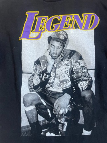 Camiseta Campeón Kobe Bryant Lakers NBA LEGEND Negra Púrpura Para Hombre-M Hecha en EE. UU. - Imagen 2 de 5
