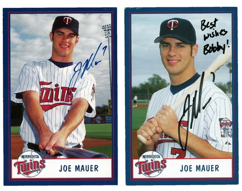 MINNESOTA TWINS JOE MAUER #7 NAVY BLUE 2011 BASEBALL JERSEY